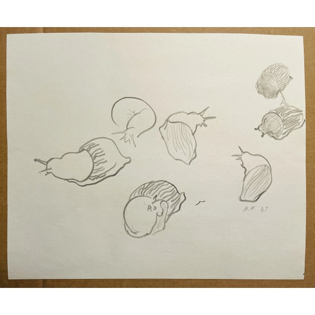 Drawing on paper from the estate of Northwest School artist Neil Meitzler (1930 - 2009). Graphite, signed and dated lower...