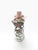 Late 20th Century Vintage Tole Ribbon & Floral Candlestick Holder, Blue Ribbon & Pastel Flowers For Sale - Image 5 of 6