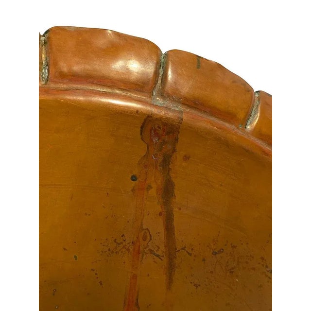 1945 Arts & Crafts Style Armenac Hairenian Large Copper Tray For Sale In Los Angeles - Image 6 of 10