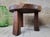 Brutalist Round Oak Coffee Table, 1970s For Sale - Image 9 of 9