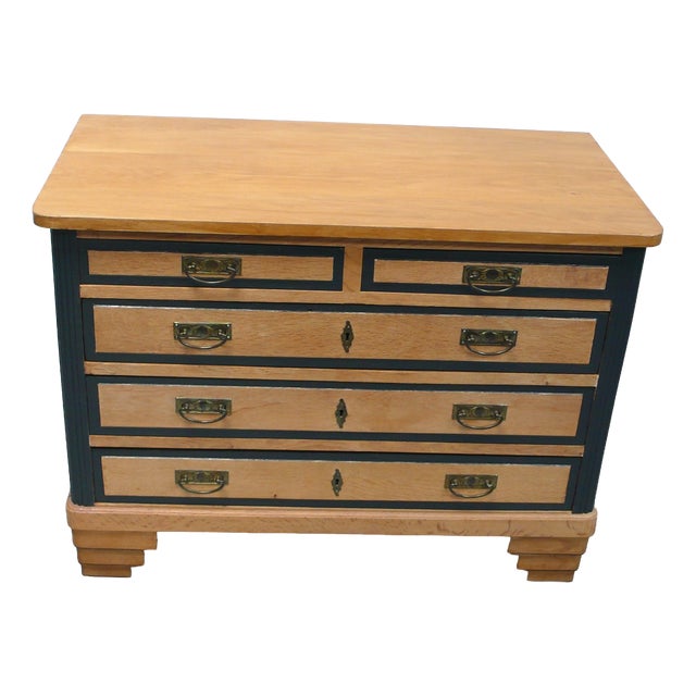 Art Dèco Chest of Drawers in Oak, Germany, 1920s For Sale