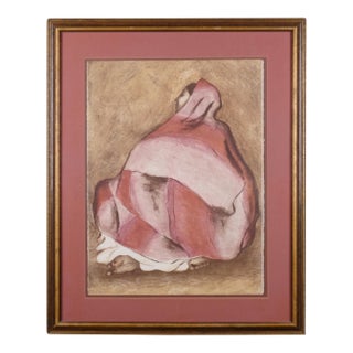 1974 Printing R. C. Gorman "Arabesque" Artist Hand Signed & Numbered Very Limited Edition 22/75 Framed & Matted Serigraph For Sale