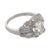 1920s 1920s Art Deco Gia 2.02 Carat Old Mine Cut Diamond Platinum Engagement Ring, Size 6 For Sale - Image 5 of 8