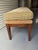 Mid-Century Modern Upholstered Walnut Frame Accent Bench McM-Inspired Transitional Traditional For Sale - Image 3 of 10