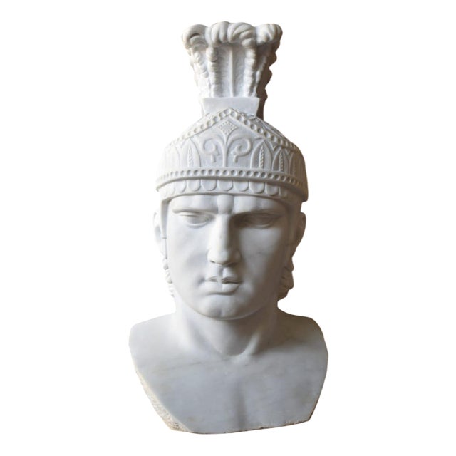 Achilles Bust, 20th Century, Marble For Sale