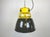 Industrial factory pendant light manufactured by elektrosvit in czech republic during the 1990s. It features a cast...
