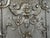 Antique Renaissance Revival Mascaron Grotesque Cast Iron Fireback For Sale - Image 4 of 10