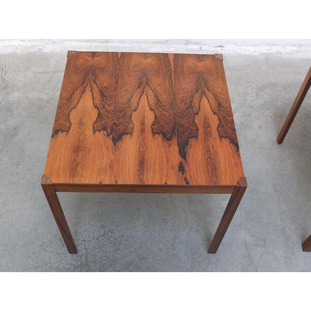 Side Tables in Rosewood by Wilhelm Renz, 1960s, Set of 2 For Sale - Image 6 of 18