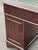 Pedestal Desk in Flame Veneer Mahogany with Green Leather Top For Sale - Image 10 of 13