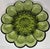 Mid Century Avocado Green Egg Platter For Sale - Image 9 of 9