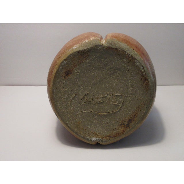 Vintage David Keyes Early Studio Pottery Vase Pacific Northwest Stoneware MCM 1960s For Sale - Image 10 of 11