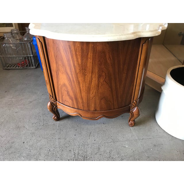 Vintage French Provincial Drum Table Chairish