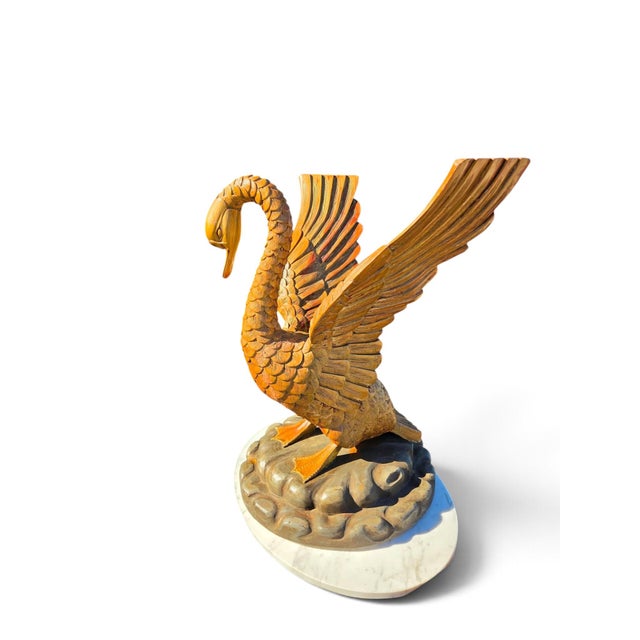 Handmade Italian, Beautiful Swan Center Table Decor. For Sale - Image 17 of 18