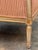 Pink 1950s Pair of Carved & Giltwood Bergeres With Striped Upholstery For Sale - Image 8 of 9