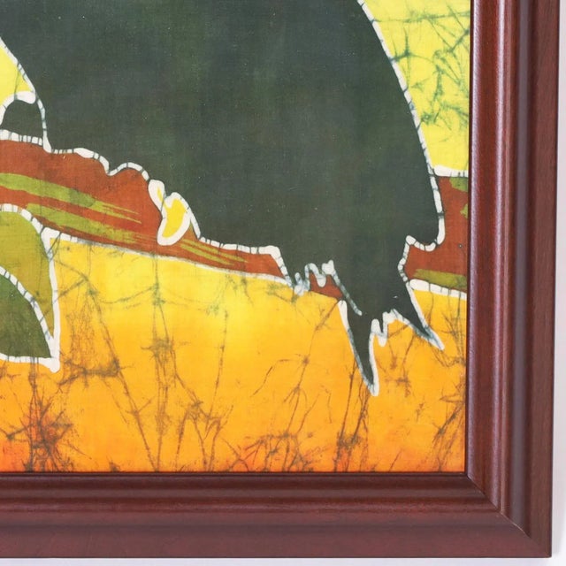 Batik Artwork of a Toucan For Sale - Image 4 of 7
