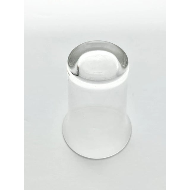 1950s Fostoria “Mademoiselle” 3 Seafood Meat Ice Dishes & Short Glass Inserts For Sale - Image 9 of 9