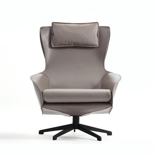 Not Yet Made - Made To Order Cab Lounge Chair in Tubular Steel and Leather by Mario Bellini for Cassina For Sale - Image 5 of 6