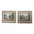 1950s Pair of Framed Caroline Burnett Parisian Street Scenes For Sale