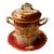 Antique Limoges Elite Works Porcelain Covered Condensed Milk Holder For Sale