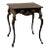 Vintage Italian Florentine Style Black & Gilt Side Table For Sale