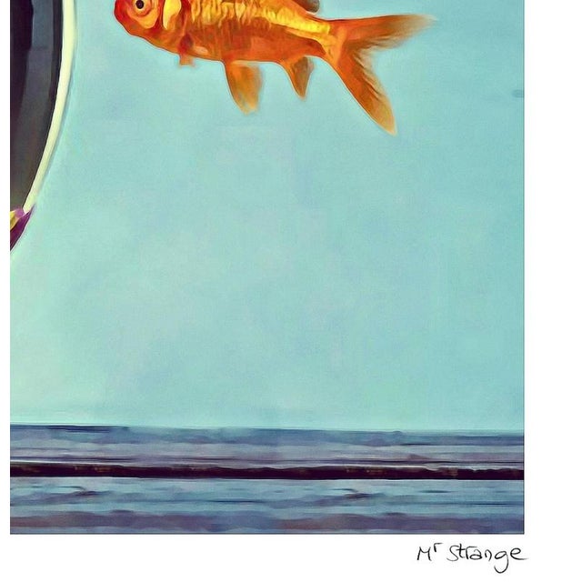Mr Strange, The Goldfish, 2021, Silkscreen Print For Sale - Image 4 of 6
