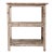 Vintage Wooden Shelf With Original Distressed Paint For Sale