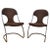Brown Set of Mid-Century Chairs, Italy, 1970s For Sale - Image 8 of 8