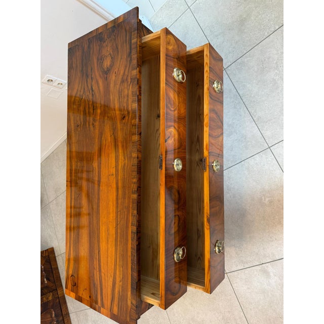 Biedermeier Chest of Drawers in Walnut For Sale - Image 13 of 14