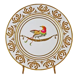 Early 20th Century Alberto Pinto Bird Platter