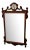 American Drew Mahogany Chippendale Style Wall Mirror For Sale