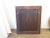 Neoclassical Vintage Oak Reeded Block Corner Mirror For Sale - Image 3 of 4