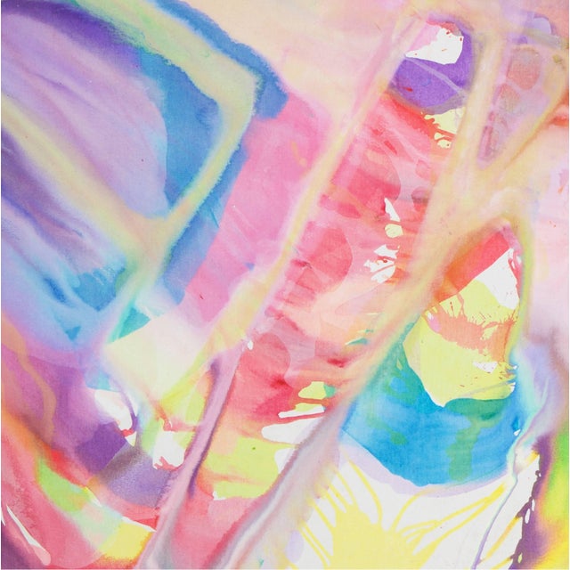 Abstract 'Organic Abstract' by Frealon Norden Bibbins, 1976, Large Oil by San Francisco Artist, Bay Area Abstraction For Sale - Image 3 of 9