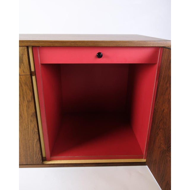 Wall-Mounted Cabinet in Rosewood, 1960s For Sale - Image 9 of 12