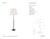 Suzanne Kasler by Visual Comfort Signature Wyatt 29" Buffet Lamp in Bronze with Linen Shade Designer: Suzanne Kasler...