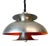 Modern Scandinavian Danish Brushed Aluminium Rise and Fall 4-Light Hanging Lamp, 1970s For Sale
