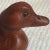1990s Vintage Hand-Carved Redwood Buffelhead Duck For Sale - Image 5 of 12