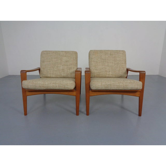 1960s Danish Modern Living Room Set by Arne Wahl Iversen for Komfort, 1960s, Set of 3 For Sale - Image 5 of 18