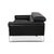 Romeo 2-Seater Sofa in Black Leather and Chrome from Calia For Sale - Image 16 of 17