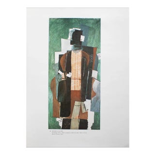 1985 After Pablo Picasso "Man With the Pipe" Parisian Full-Color Print For Sale