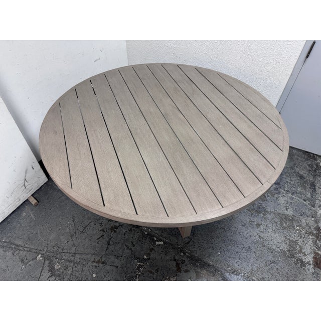 Restoration Hardware Aegean Teak In/Outdoor Dining Table | Chairish