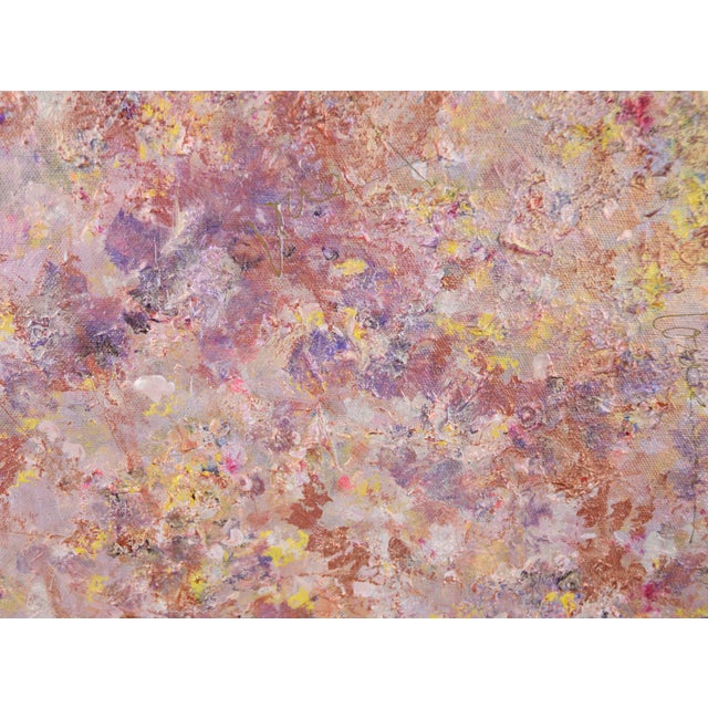 Abstract Metallic Skies - Textured Abstract on Canvas by Judith W Winslow For Sale - Image 3 of 6