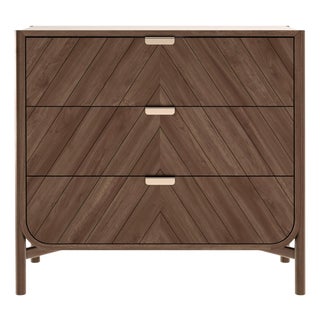 Natural Walnut Marius Chest of Drawers by Harto For Sale