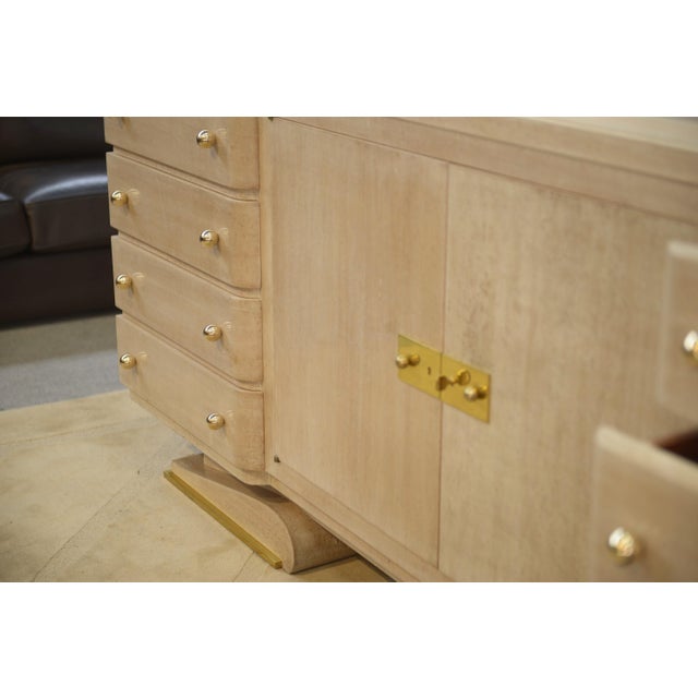 Modernist Art Deco Buffet by Pechon Mof 1941 for the Decorator Pebreuil, 1940s For Sale - Image 6 of 16