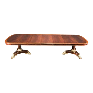 Regency Style Mahogany Dining Table