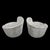 Mid-Century Modern MCM Attributed to Vladimir Kagan Nautilus Asymmetrical Swivel Lounge Chairs - Pair For Sale - Image 3 of 8