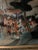 18th Century Chinese Reverse Figurative Landscape Panting on Glass, Framed For Sale - Image 4 of 11