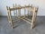 1970s Hollywood Regency Faux Bamboo Carved Wood Dining Table Base For Sale - Image 9 of 12