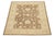 Transitional Paki Peshawar Handmade Wool Rug in a Warm Brown For Sale - Image 4 of 9