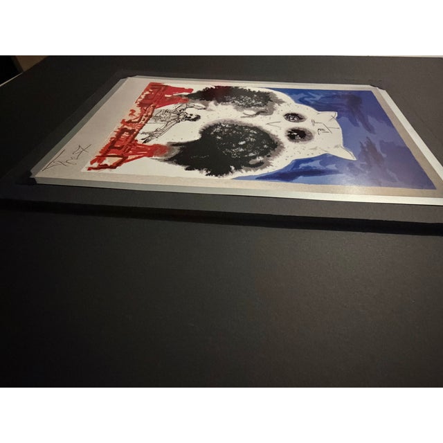 1971 Salvador Dalí "The Lawyer" “El Abogado” Tobo Arte .925 Sterling Silver Serigraph – Custom Gallery Framed⁠ For Sale - Image 9 of 12