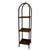 Tall Bamboo and Rattan What Not Shelf, 1960s For Sale - Image 9 of 9